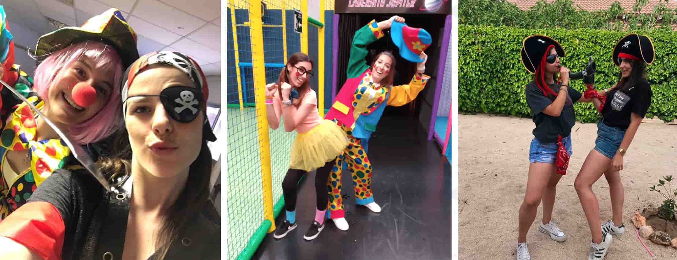 Animadores del portal en celebraciones infantiles