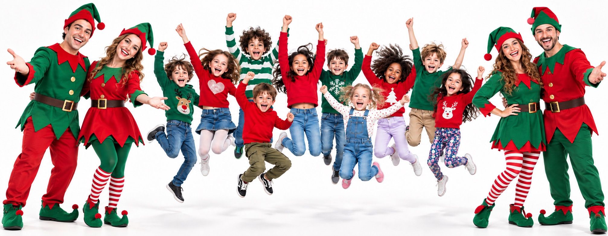 Imagen promocional de animación infantil de Navidad con niños de distintas edades